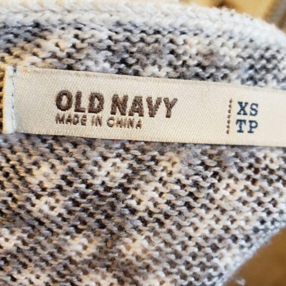 Old Navy XS Womens Black & White Polka Dot Cardigan Sweater warm fall casual - Picture 3 of 7